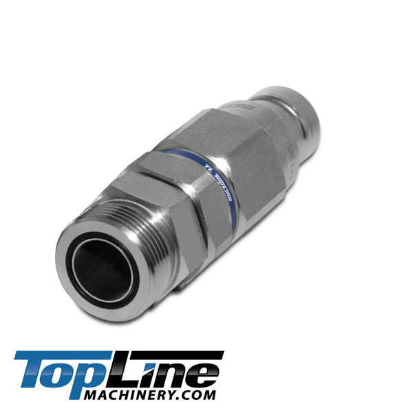1" ORFS Male Thread - 3/4" High Flow Flat Face Hydraulic Quick Connect Coupling TL151