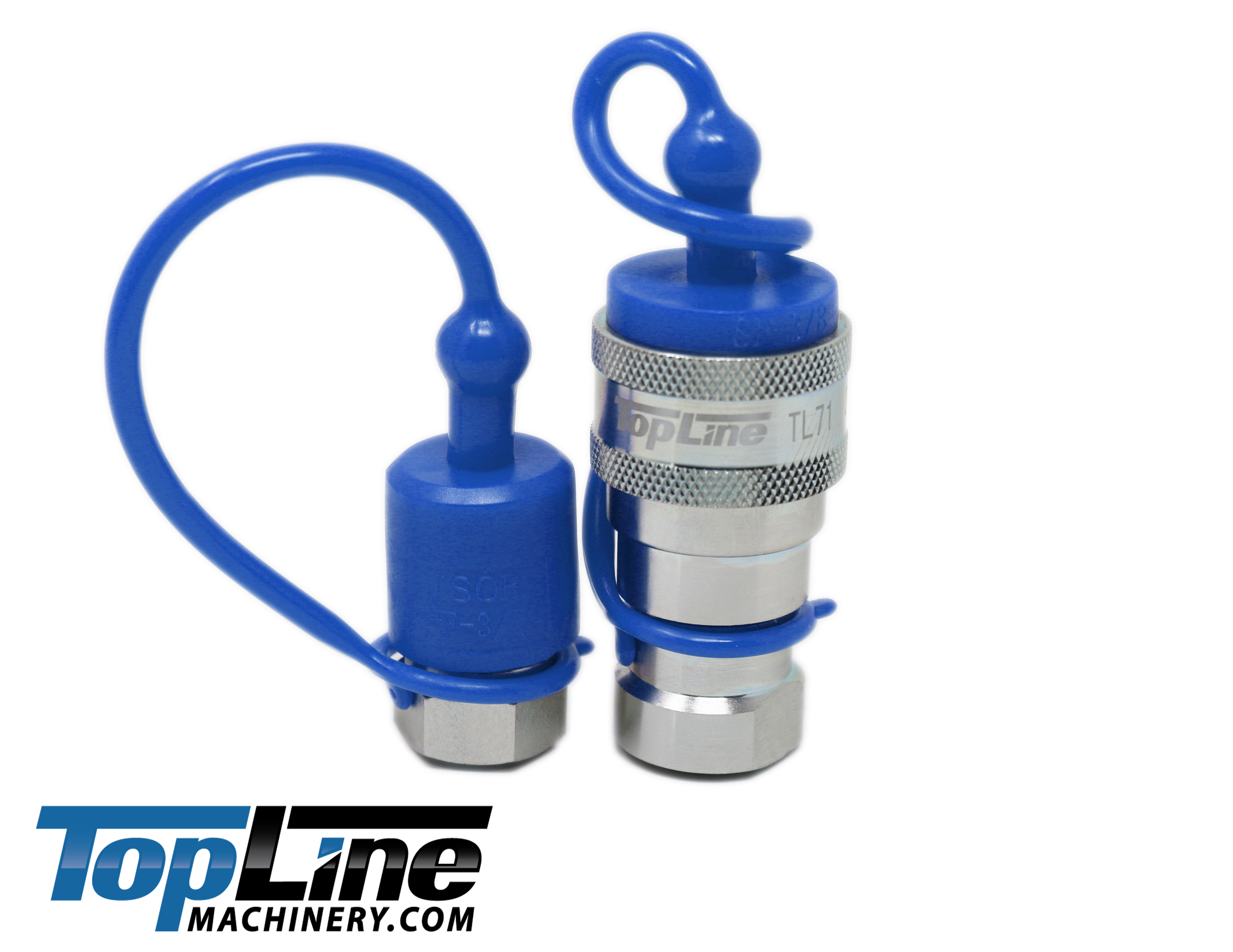 TL71 3/8" NPT Thread 3/8 body Hydraulic Coupler Set ISO 7241-B Poppet Valve