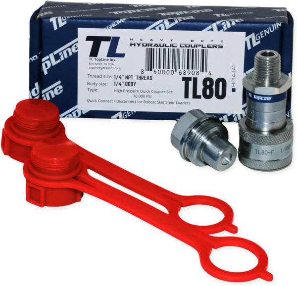 TL80 1/4" NPT High Pressure Interchanges Enerpac A-630 Hydraulic Couplers Set