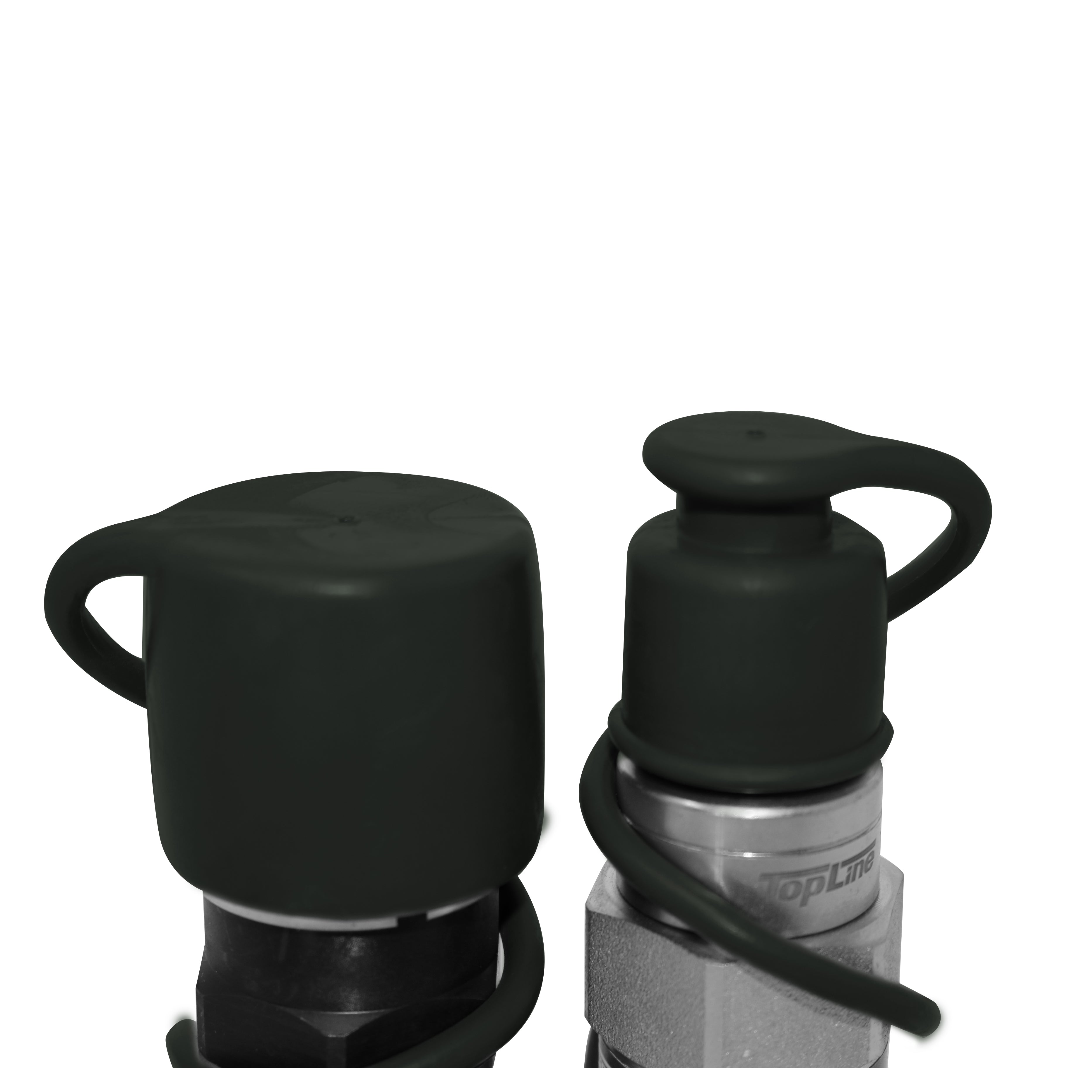 Dust cap set for 1/2" body Flat Face Hydraulic quick coupler (Multi color)