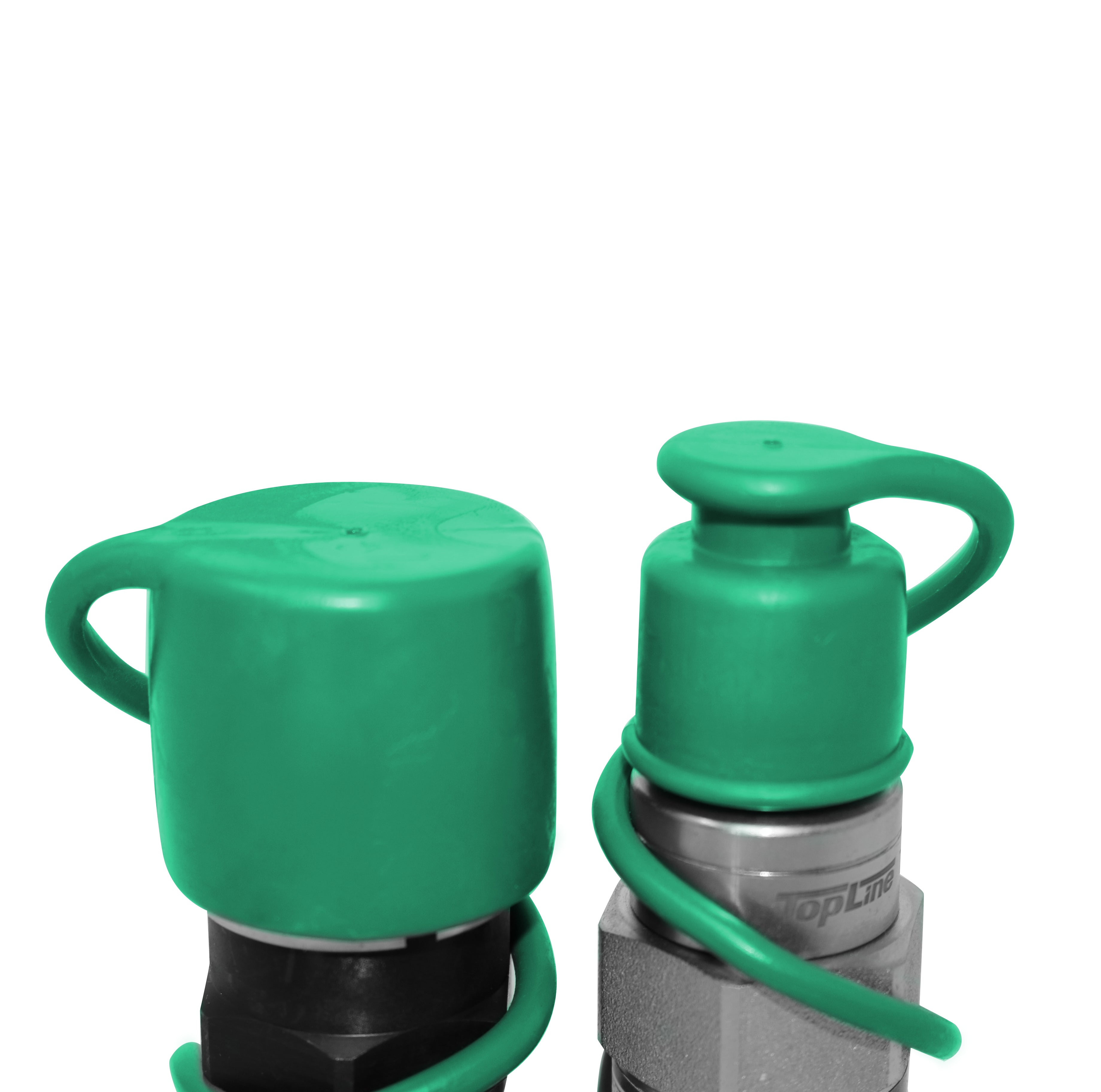 Dust cap set for 1/2" body Flat Face Hydraulic quick coupler (Multi color)