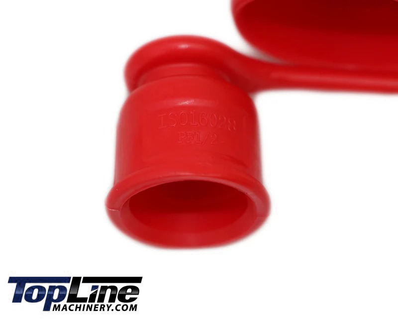 Dust cap set for 1/2" body Flat Face Hydraulic quick coupler (Multi color)