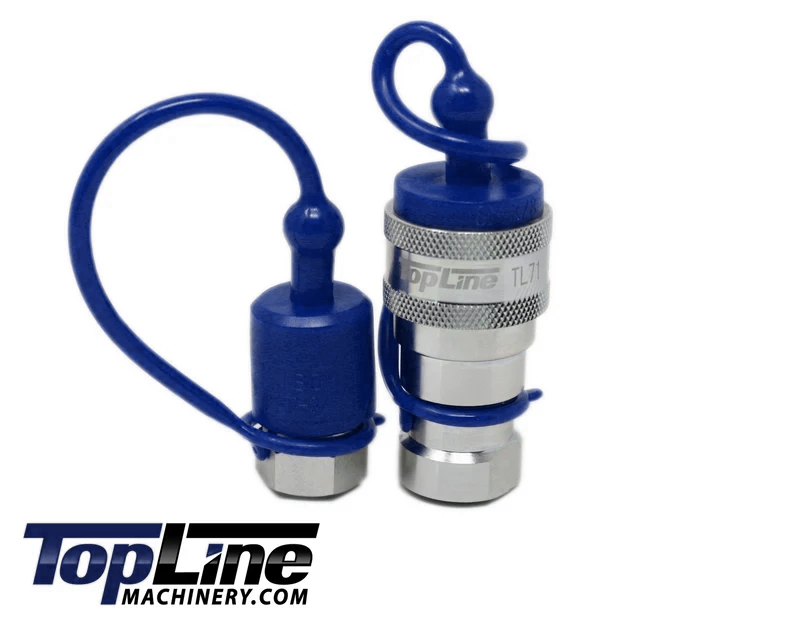 TL71 3/8" NPT Thread 3/8 body Hydraulic Coupler Set ISO 7241-B Poppet Valve