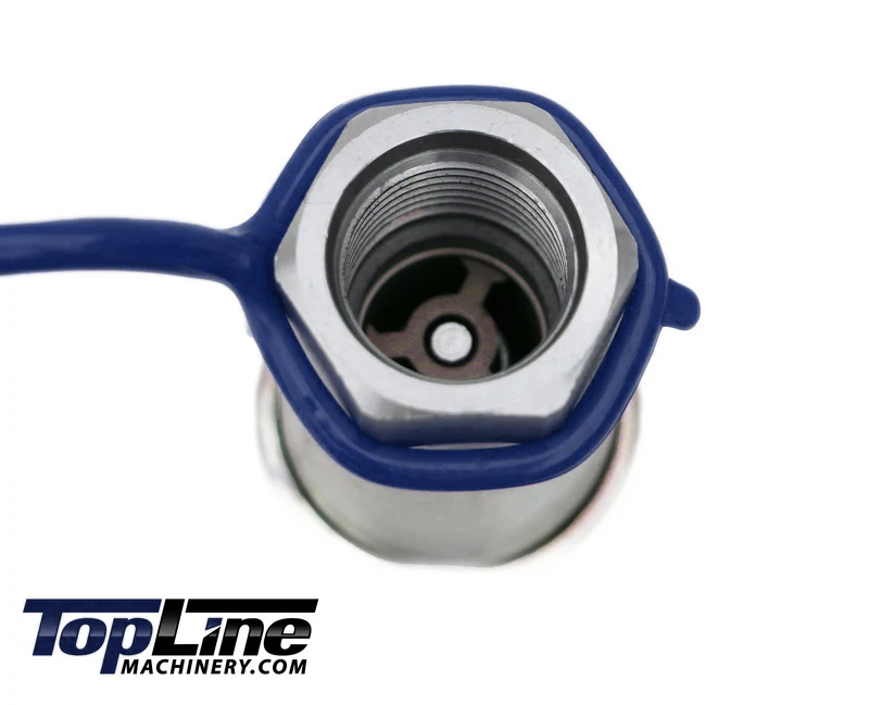 TL37-F 1/2" NPT Thread Female Ag Quick Connect Hydraulic Poppet style Coupler 1/2" body size for Tractor Bobcat Skid Steer Loaders Implements