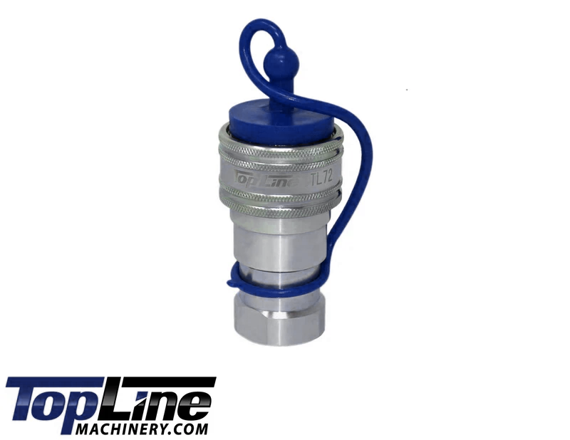 TL72 1/2" NPT Thread ISO 7241-B Hydraulic Quick Coupler Set 1/2" body Poppet Valve