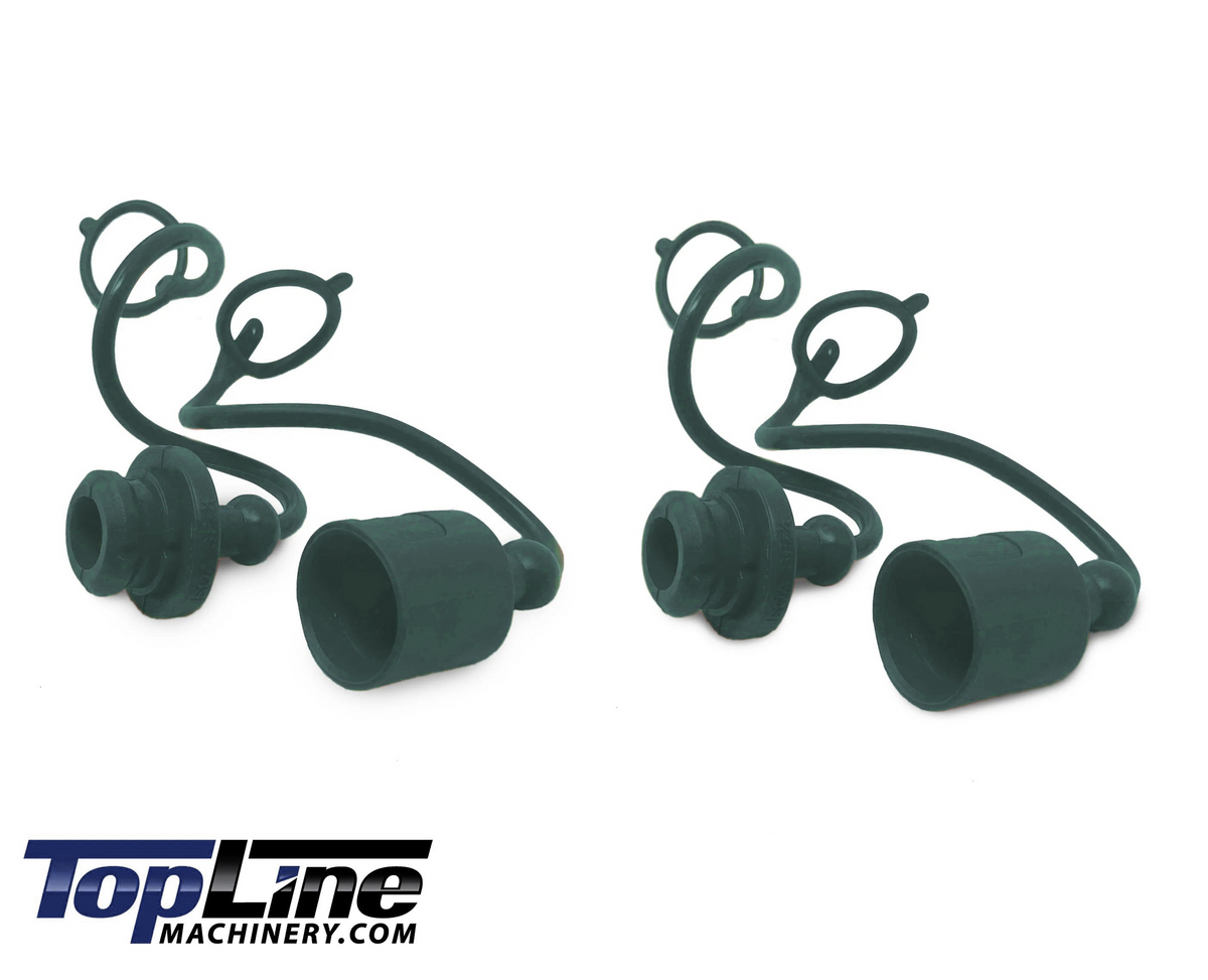 1/2" AG Style ISO 5675 (2pk) Dust Caps Cover Hydraulic quick coupler Multi Color