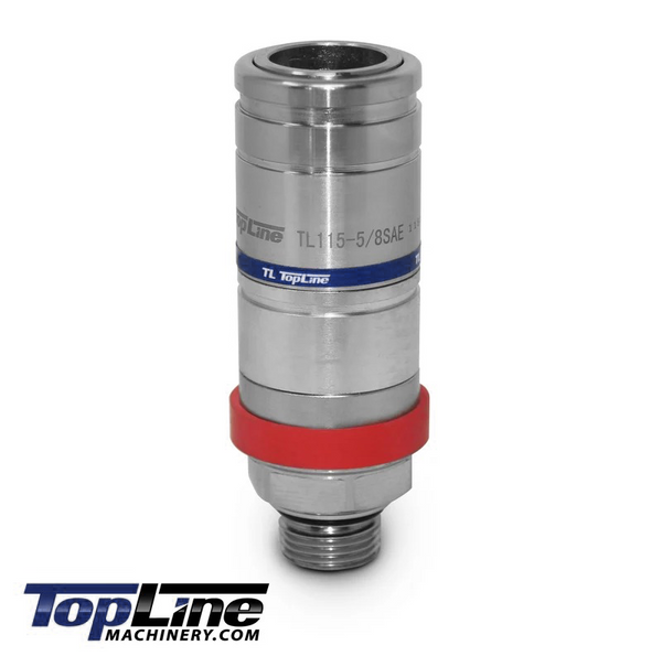 5/8" SAE(ORB) Male Thread Push Pull Valve Breakaway Hydraulic Coupler TL115