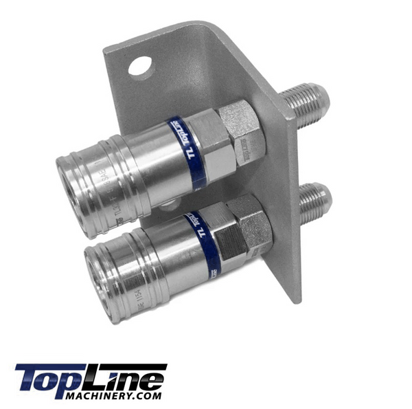 TL32B-2 Hydraulic Quick Coupling 1/2'' JIC with Mounting Bracket Set