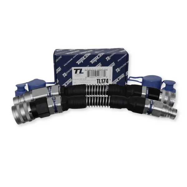 TL174 Adapter Set Flat Face Coupler 5/8" - 3/4" body size ISO 16028