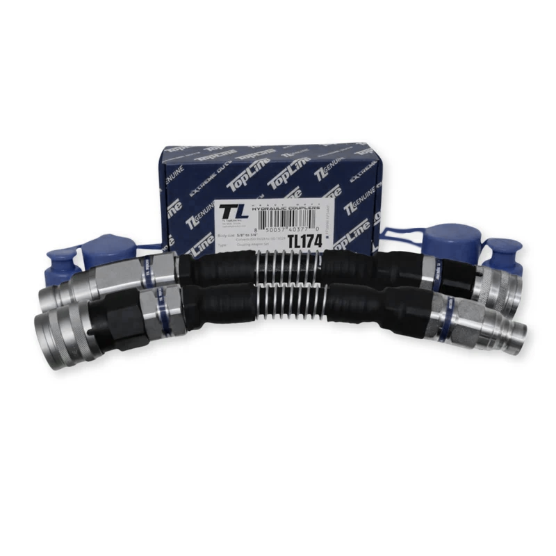 TL174 Adapter Set Flat Face Coupler 5/8" - 3/4" body size ISO 16028