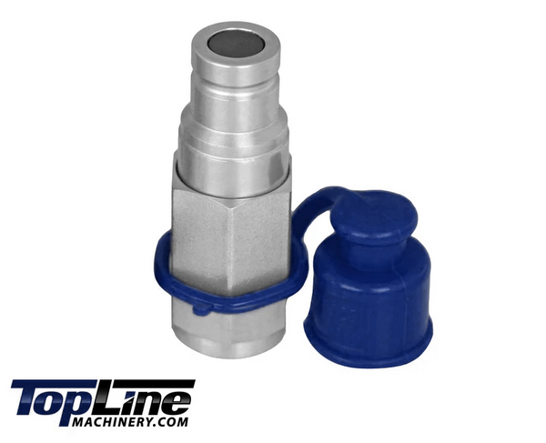 TL45-M 1/2" SAE Thread 3/8" body size Male Flat Face Quick Connect Hydraulic Couplers  for Bobcat Skid Steer Loaders