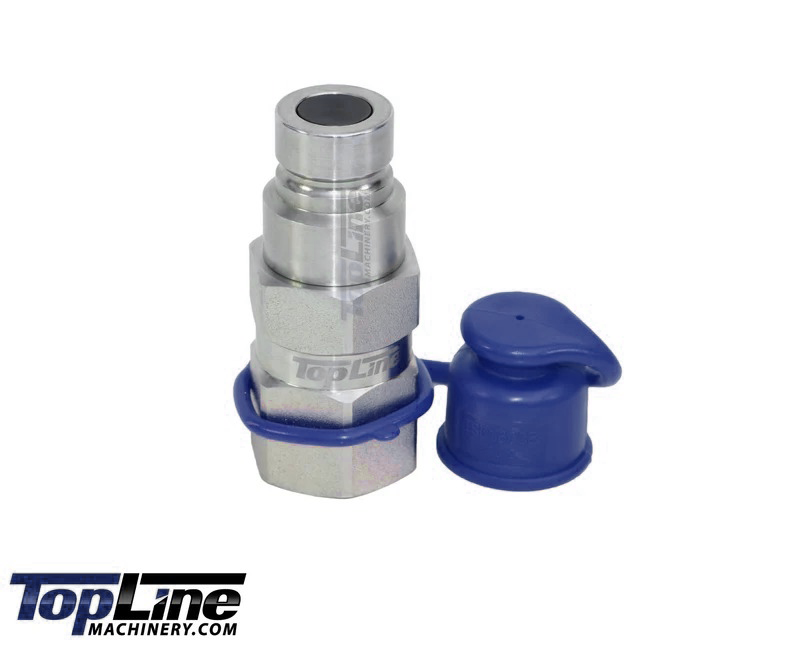 TL30-M 3/4" NPT Thread Flat Face Quick Connect Male Hydraulic Coupler 1/2" body size for Bobcat Skid Steer Loaders