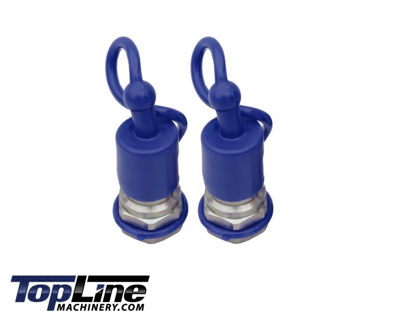 1/2" body (2pcs) Male Ag style Dust caps Hydraulic Quick Couplers Bobcat Skid Steer