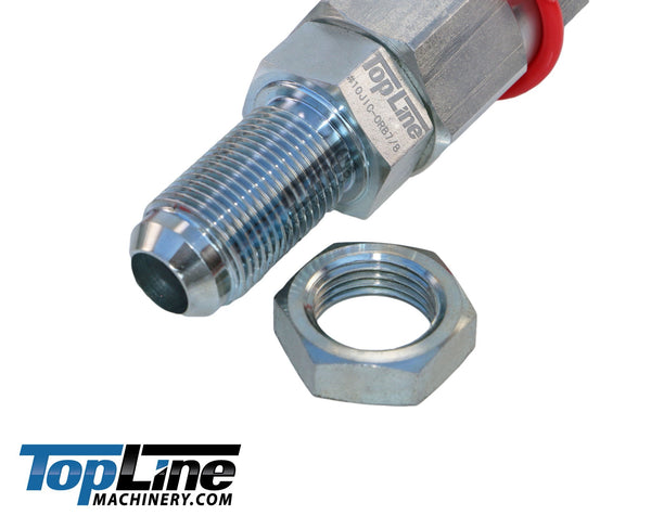 GEHL 131953 Replacement Female Flat Face Quick Connect Hydraulic Coupler Bulkhead Skid Steer Loaders TL24-F