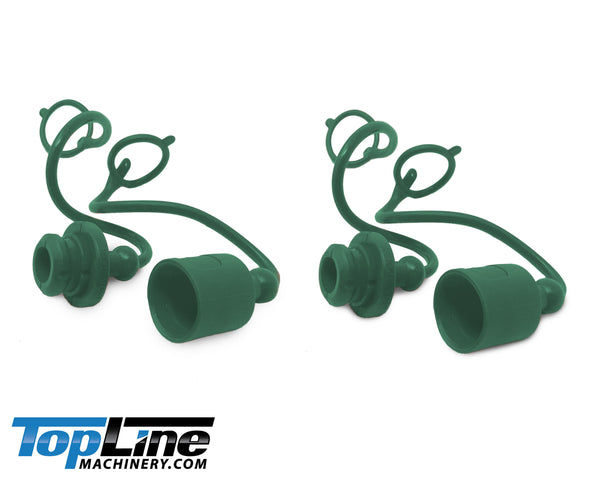 1/2" AG Style ISO 5675 (2pk) Dust Caps Cover Hydraulic quick coupler Multi Color