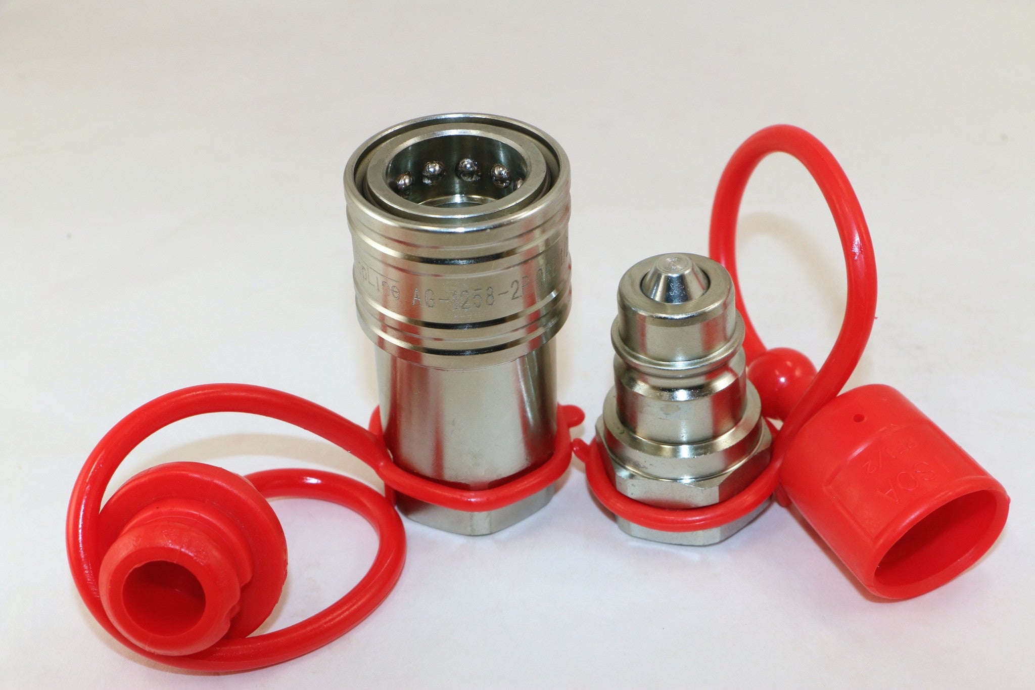 1/4" body Ag Style Dust caps for Agricultural quick couplers