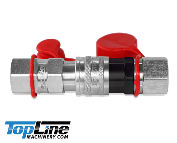 TL TopLine Flat Face Quick Disconnect Coupler Coupling Universal Size