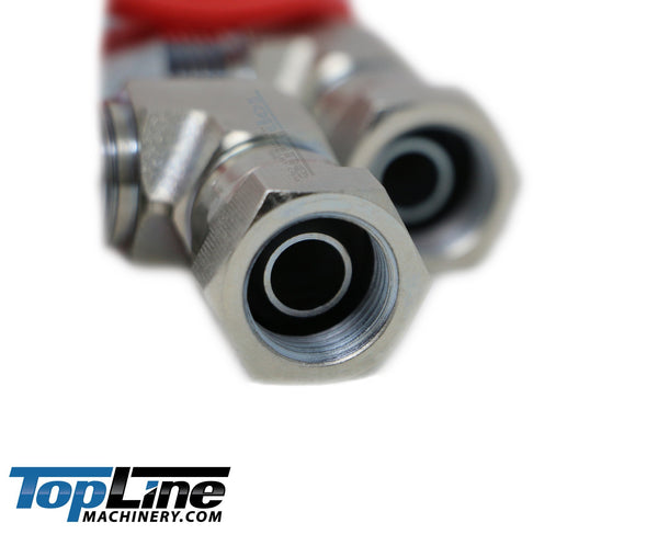 TL23E 1/2 NPT Flat Face Hydraulic Quick Coupler 1/2 body 90 deg. Elbow Bobcat