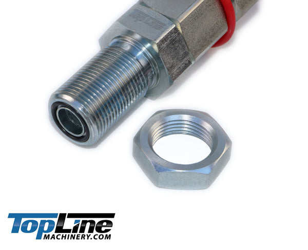 John Deere AT312876 Interchange Hydraulic Male Flat Face Quick Coupler with caps