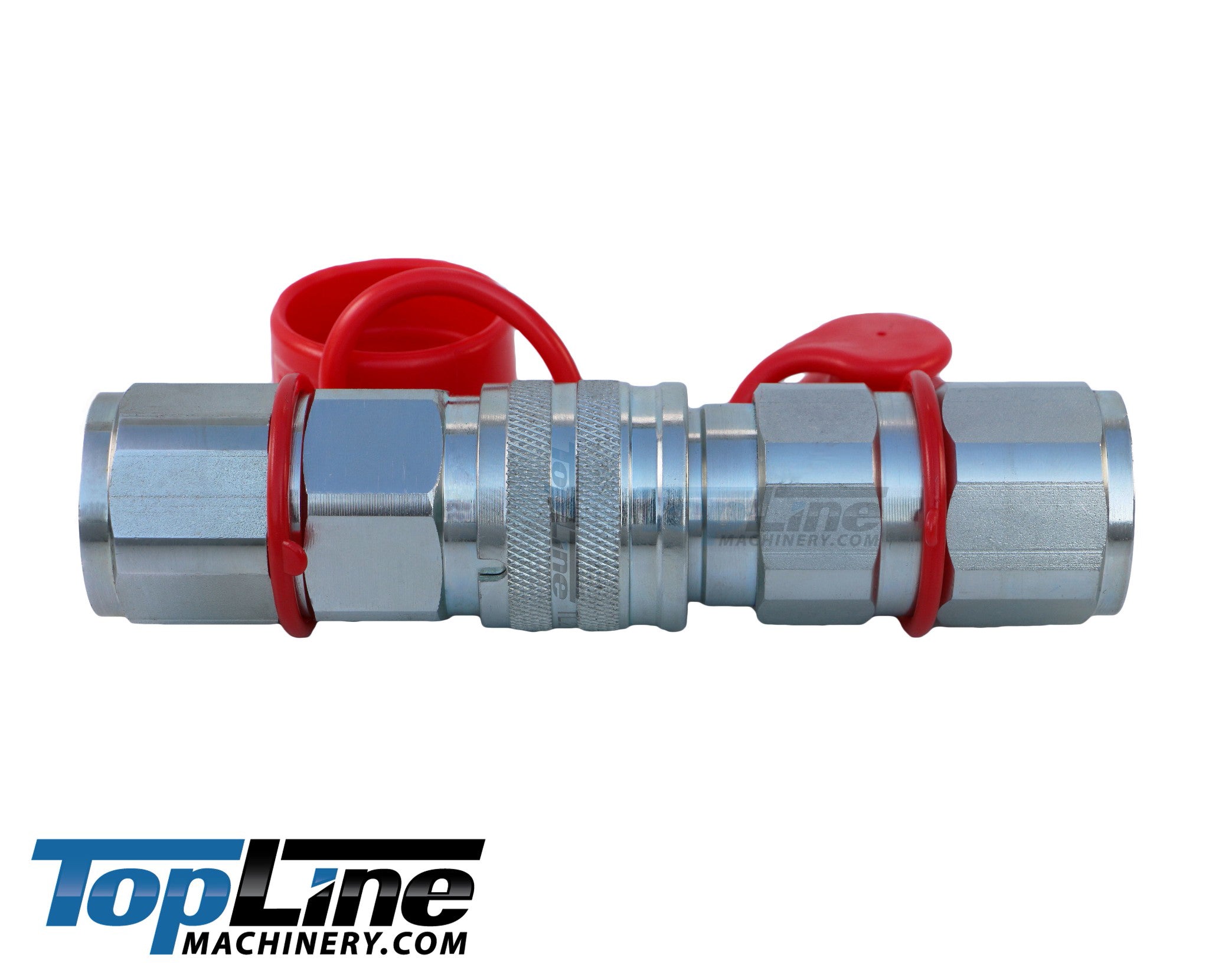 TL27 3/4" SAE Thread Flat Face High Flow Quick Connect Hydraulic Coupler 5/8" body size for Bobcat Skid Steer Loaders