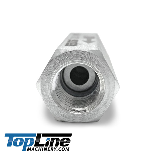 3/8" NPT Port Hydraulic In-Line Check Valve, 5000 PSI TL316
