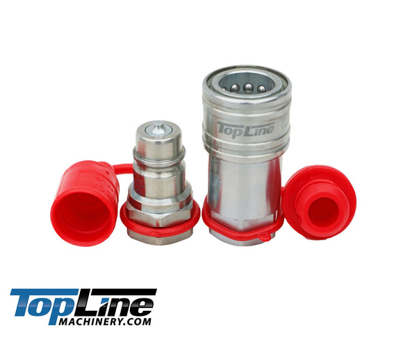 TL32 5/8" SAE Thread Ag Quick Connect Hydraulic Poppet style Coupler 1/2" body size for Tractor Implements