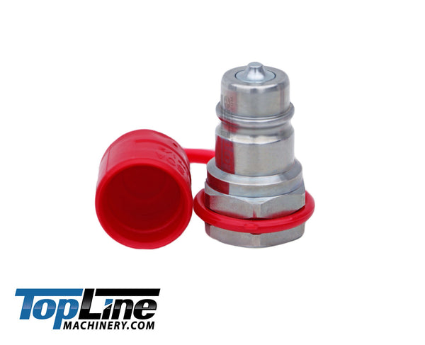 TL32 5/8" SAE Thread Ag Quick Connect Hydraulic Poppet style Coupler 1/2" body size for Tractor Bobcat Skid Steer Loaders Implements
