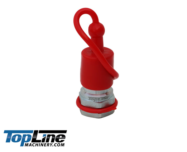 TL32-M 5/8" SAE Ag Style (pk of 2) Hydraulic Quick Coupler with Poppet Valve Tractor Skid
