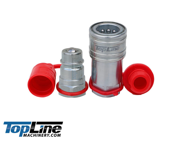1/2" NPT Thread Ag Quick Connect Hydraulic Coupler Ball style 1/2" body size for Tractor Implements | TL38