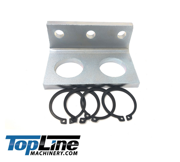 1/2" Body 1/2" NPT AG Thread | Agricultural Couplers Hydraulic Quick Connect with Break Away Mounting Bracket | ISO 5675 | Skid Steer Bobcat Attachment | Push/Pull Heavy-Duty Coupling | Model TL39B-2