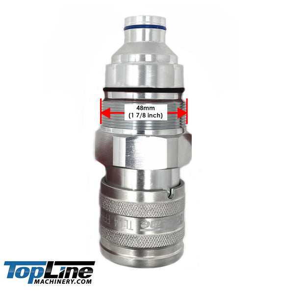 3/4 High Flow Female Cartridge Hydraulic Coupler Coupling