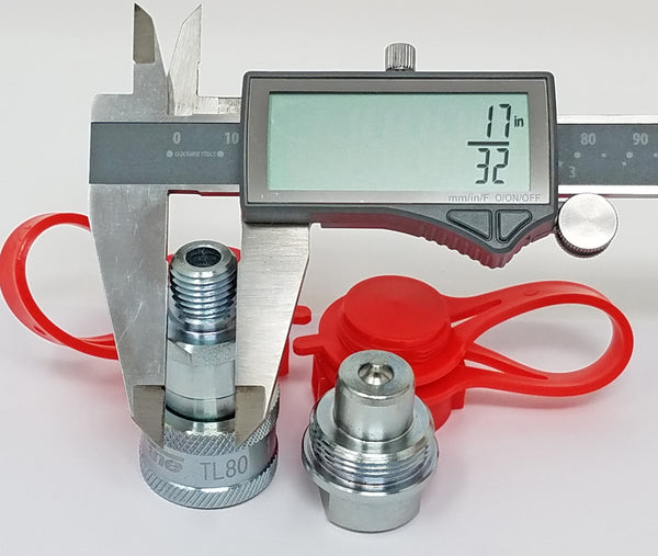 TL80-F 1/4" NPT High Pressure Interchanges Enerpac Female Hydraulic Couplers
