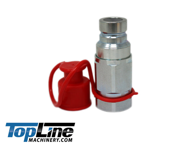 TL91-M 1” NPT Thread 1” Body Flat Face Hydraulic Quick Disconnect Coupler Set