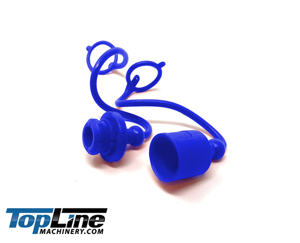 1/2" AG Style ISO 5675 (2pk) Dust Caps Cover Hydraulic quick coupler Multi Color