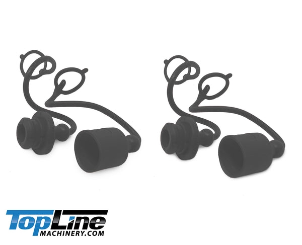 1/2" AG Style ISO 5675 (2pk) Dust Caps Cover Hydraulic quick coupler Multi Color