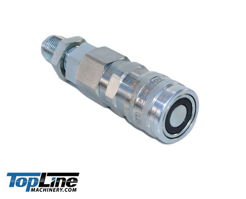 GEHL 131953 Replacement Female Flat Face Quick Connect Hydraulic Coupler Bulkhead Skid Steer Loaders TL24-F