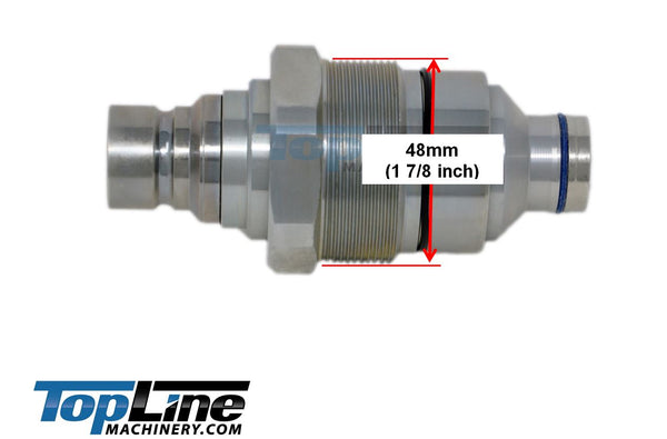 Aftermarket Replacement for 4BD4FH Cartridge Type Male Coupler Flat Face TL63