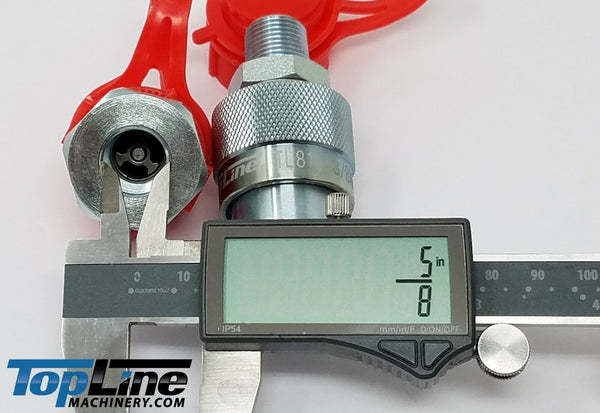 TL81 3/8" NPT High Pressure Enerpac Interchange C-604 Hydraulic Couplers Set