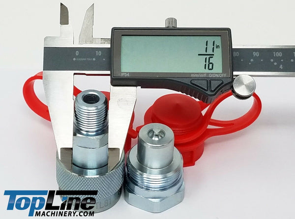 TL81 3/8" NPT High Pressure Enerpac Interchange C-604 Hydraulic Couplers Set