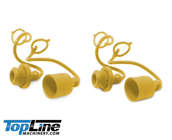 1/2" AG Style ISO 5675 (2pk) Dust Caps Cover Hydraulic quick coupler Multi Color